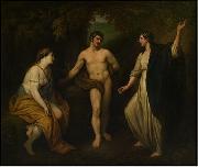 Benjamin West Choice of Hercules between Virtue and Pleasure France oil painting artist